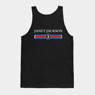 Graphic Janet Name Vintage Birthday Retro Gift Tank Top